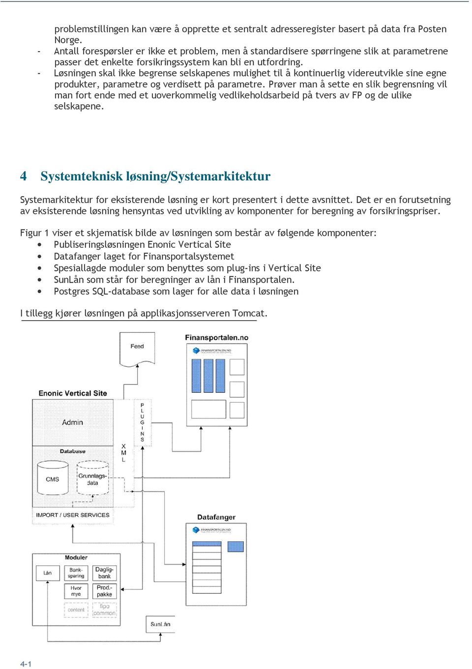 løsning/systemarkitektur #( &