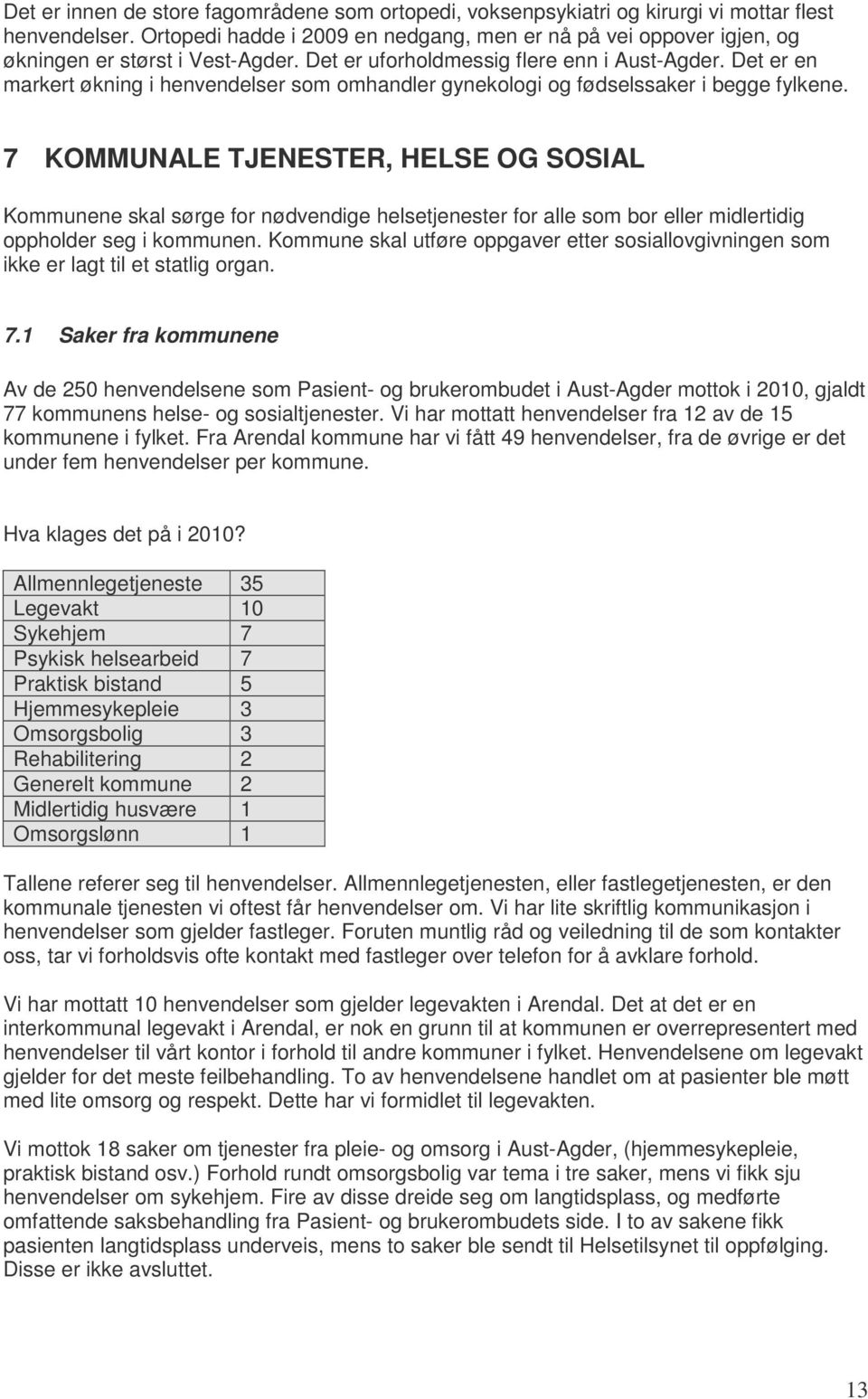 Det er en markert økning i henvendelser som omhandler gynekologi og fødselssaker i begge fylkene.