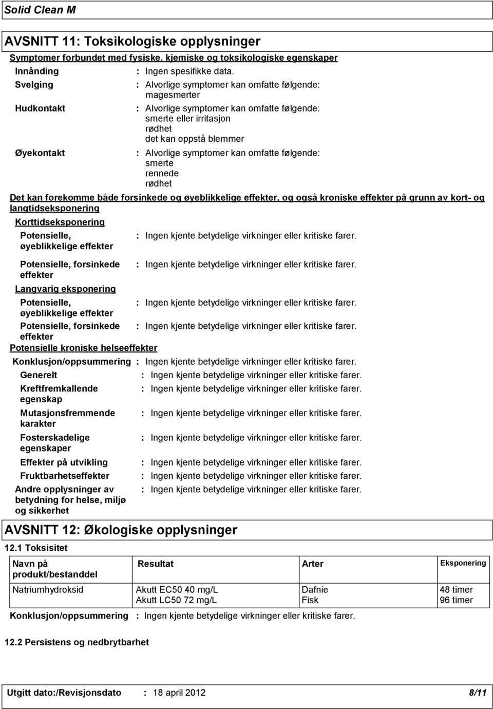 spesifikke data.