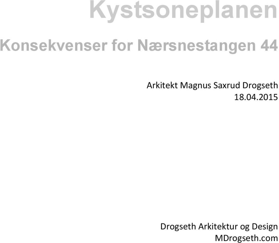 Saxrud Drogseth 18.04.