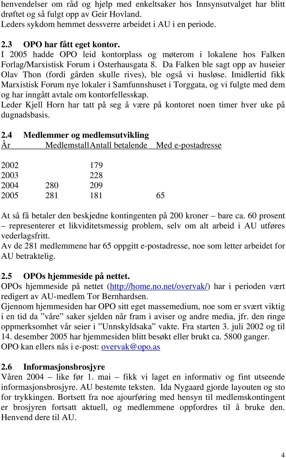 Da Falken ble sagt opp av huseier Olav Thon (fordi gården skulle rives), ble også vi husløse.