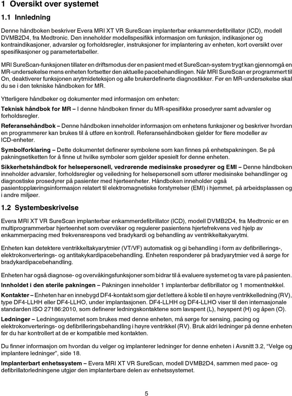 og parametertabeller.