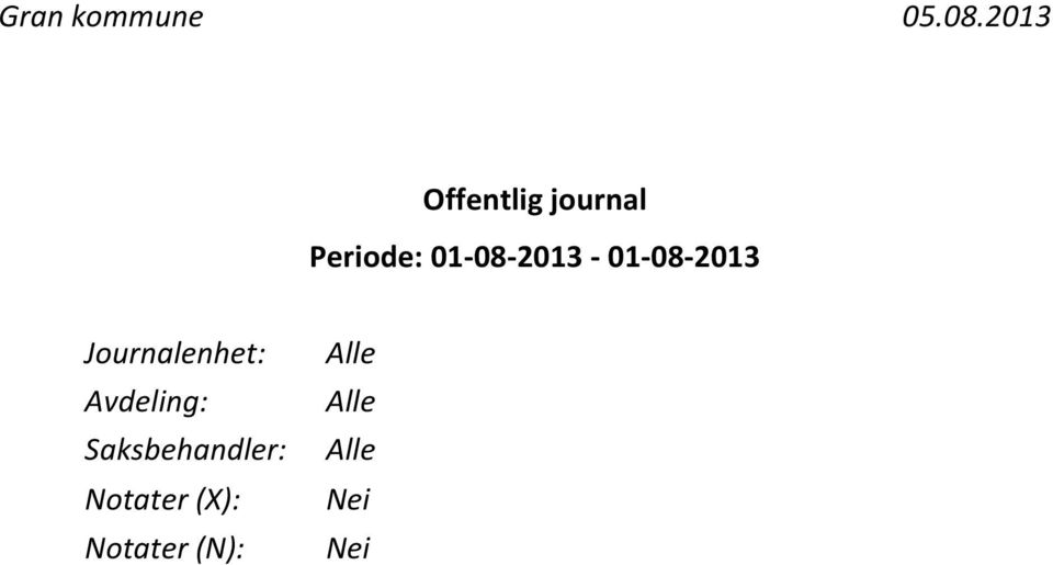 Journalenhet: Avdeling: