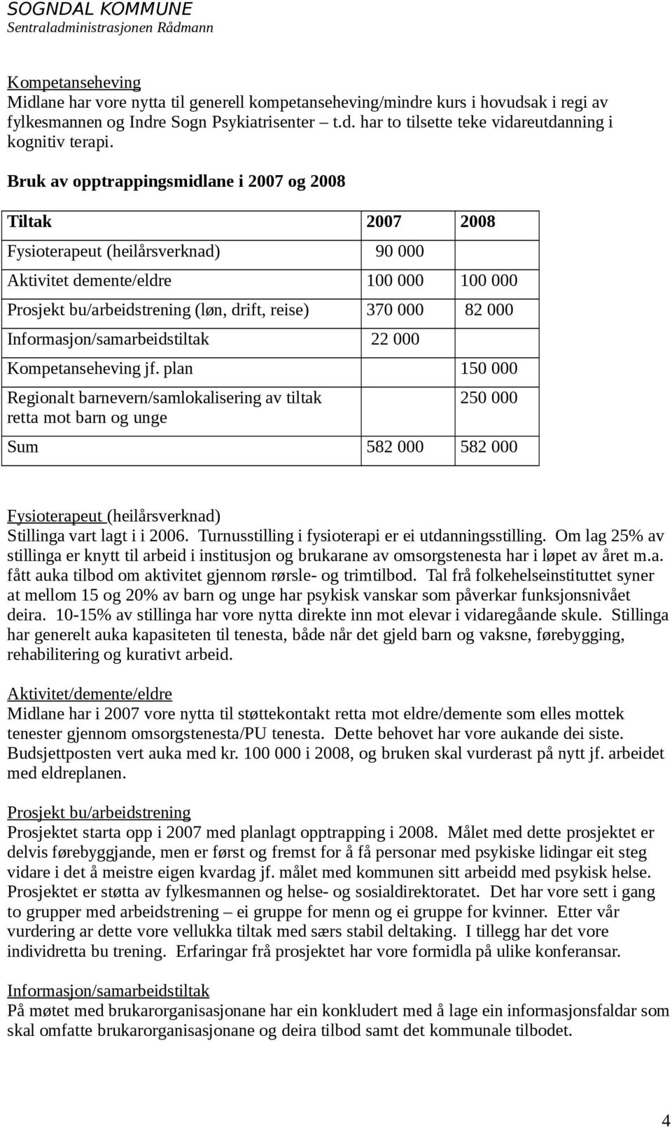 Informasjon/samarbeidstiltak 22 000 Kompetanseheving jf.