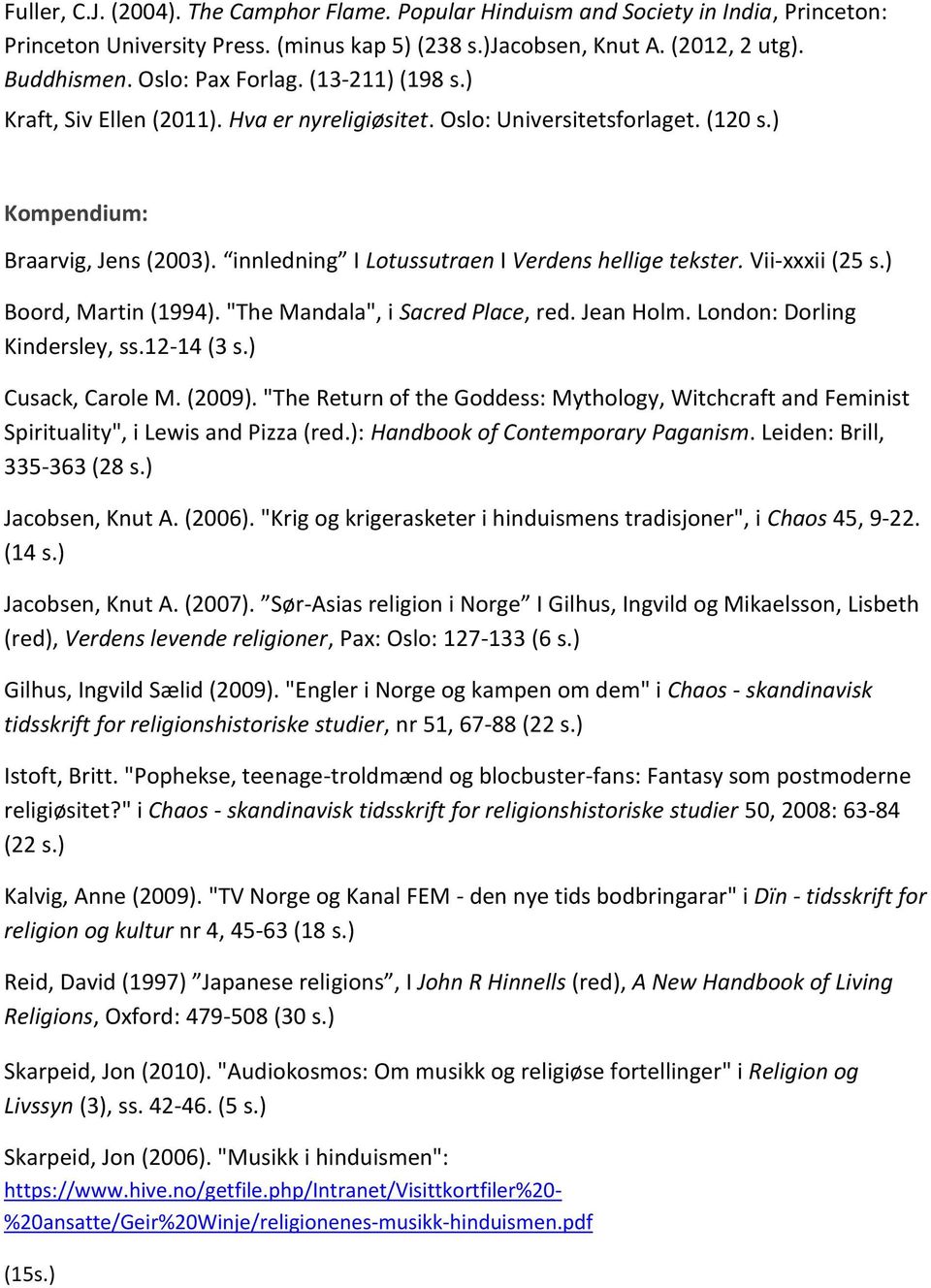 innledning I Lotussutraen I Verdens hellige tekster. Vii-xxxii (25 s.) Boord, Martin (1994). "The Mandala", i Sacred Place, red. Jean Holm. London: Dorling Kindersley, ss.12-14 (3 s.