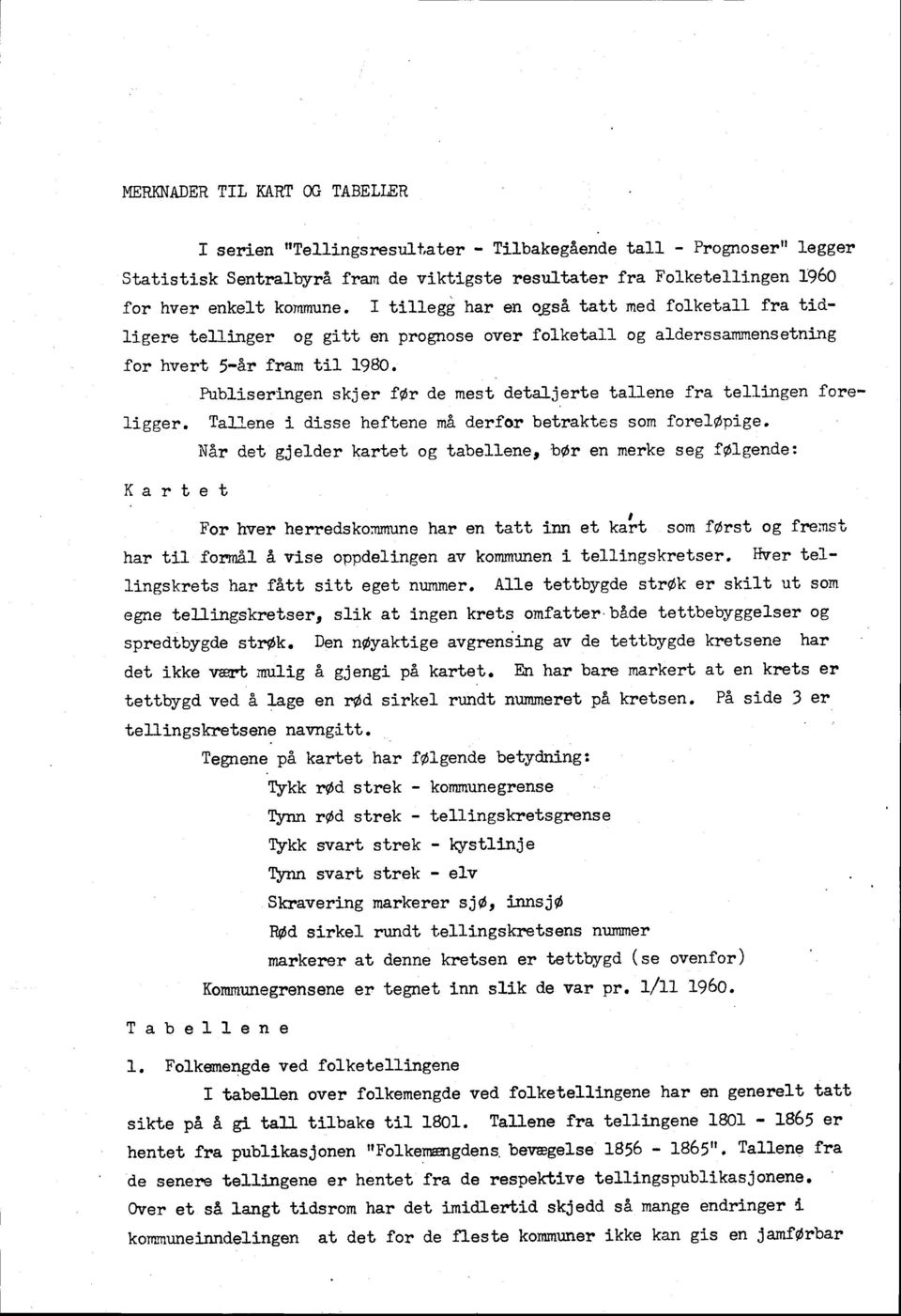 Publiseringen skjer før de mest detaljerte tallene fra tellingen foreligger. Tallene i disse heftene må derfor betraktes som foreløpige.