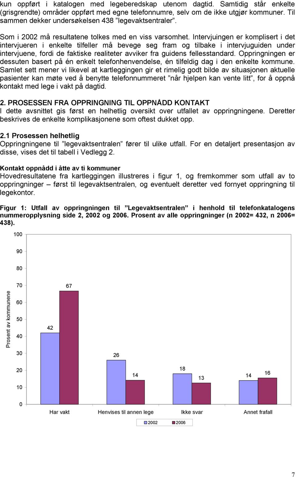 Intervjuingen er komplisert i det intervjueren i enkelte tilfeller må bevege seg fram og tilbake i intervjuguiden under intervjuene, fordi de faktiske realiteter avviker fra guidens fellesstandard.