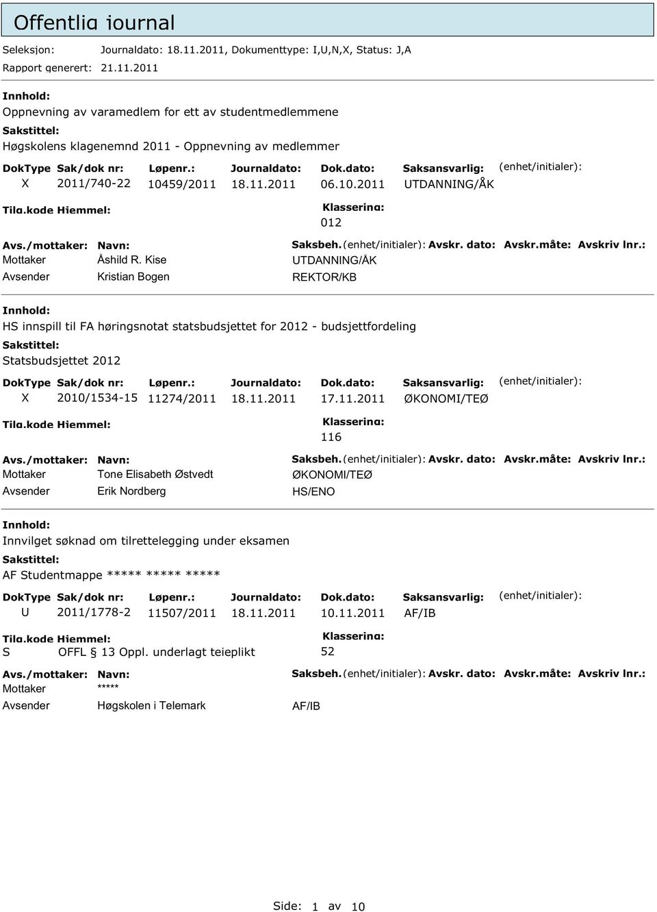 Kise Kristian Bogen 012 aksbeh. Avskr. dato: Avskr.måte: Avskriv lnr.