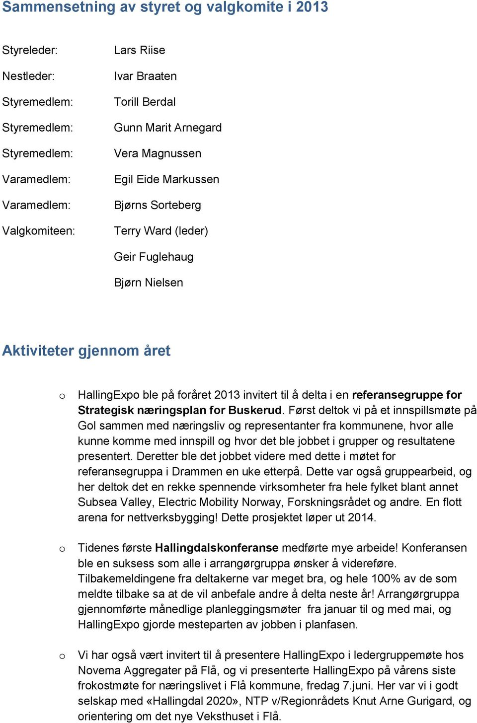 Strategisk næringsplan fr Buskerud.