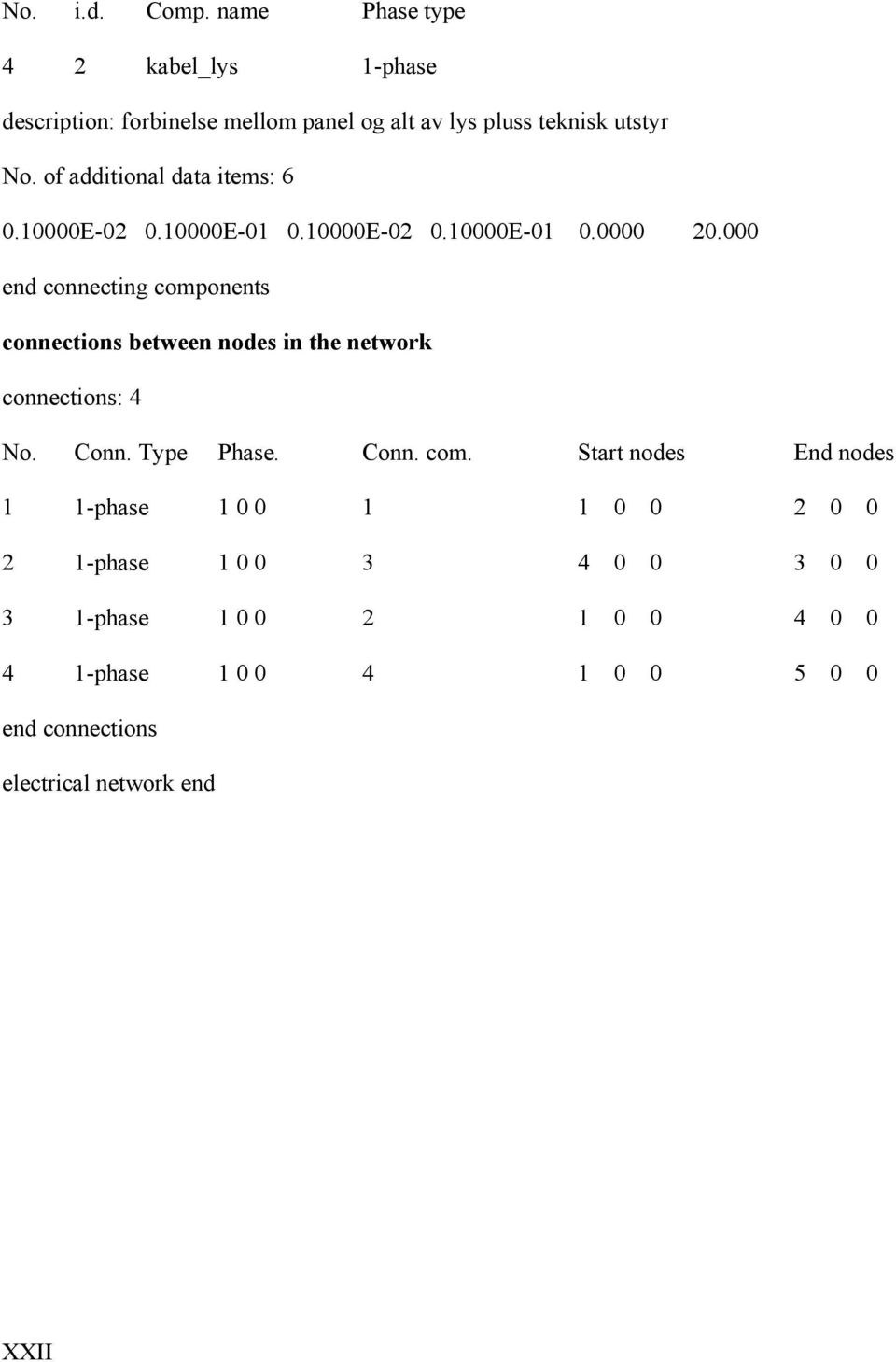 000 end connecting comp