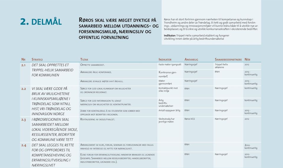 Et tett og godt samarbeid med forsknings-, utdannings og innovasjonsmiljøer vil kunne bidra både til å utvikle nye arbeidsplasser, og til å sikre og utvikle konkurransekraften i eksisterende