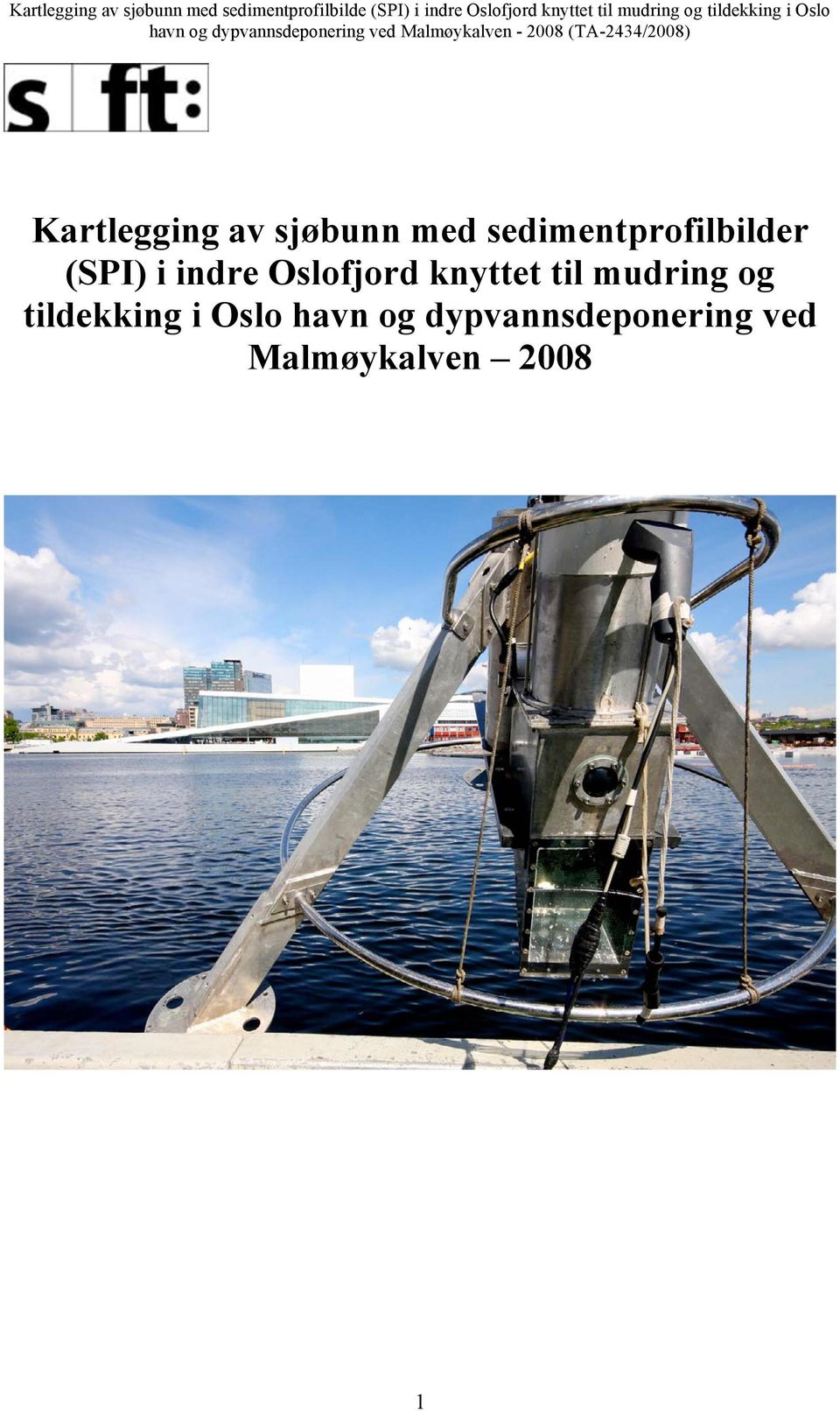 Oslofjord knyttet til mudring og