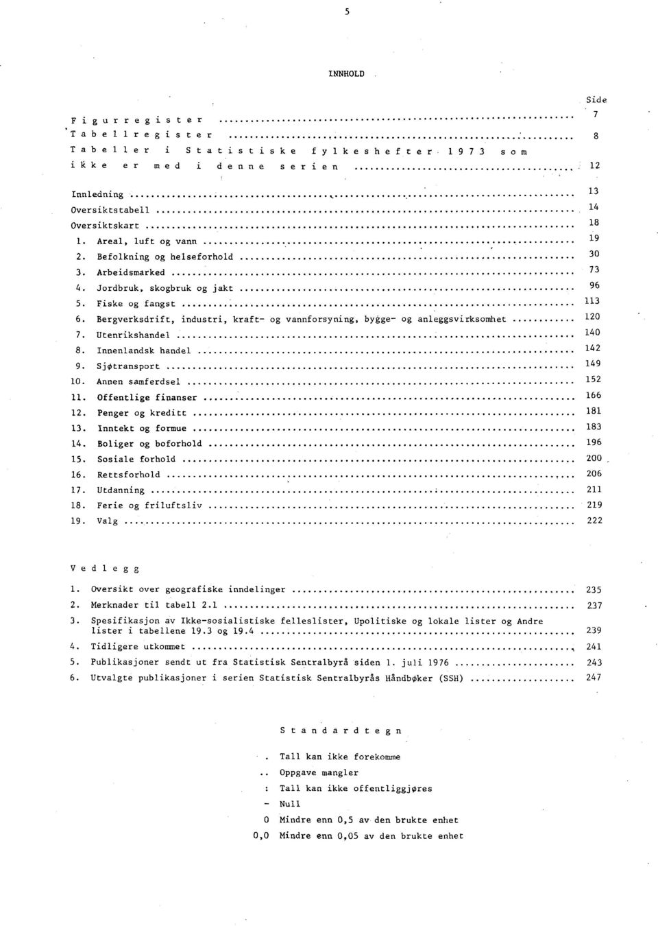 Bergverksdrift, industri, kraft- og vannforsyning, bygge- og anleggsvirksomhet 120 7. Utenrikshandel 140 8. Innenlandsk handel 142 9. SjOtransport 149 10. Annen samferdsel 152 11.