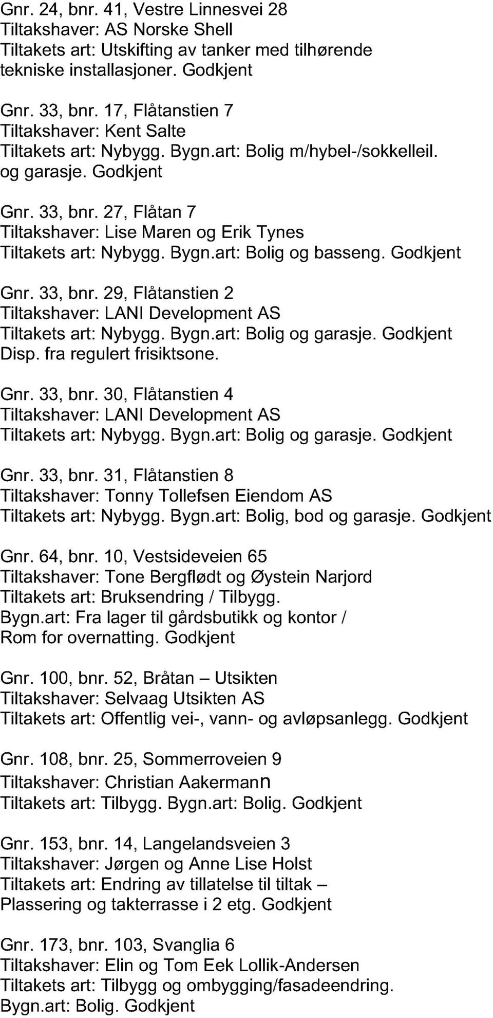 By.: Bli, b sj. Gj G. 64, b. 10, Vssii 65 Tilsh: T Bflø Øysi Nj Tils : Bsi / Tilby. By.: F l il åsbi / R f i. Gj G. 100, b. 52, Bå Usi Tilsh: Sl Usi AS Tils : Offli i-, - løpsl. Gj G. 108, b.