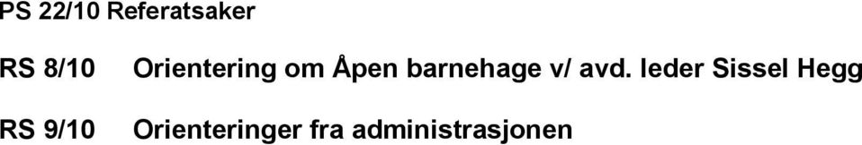 barnehage v/ avd.