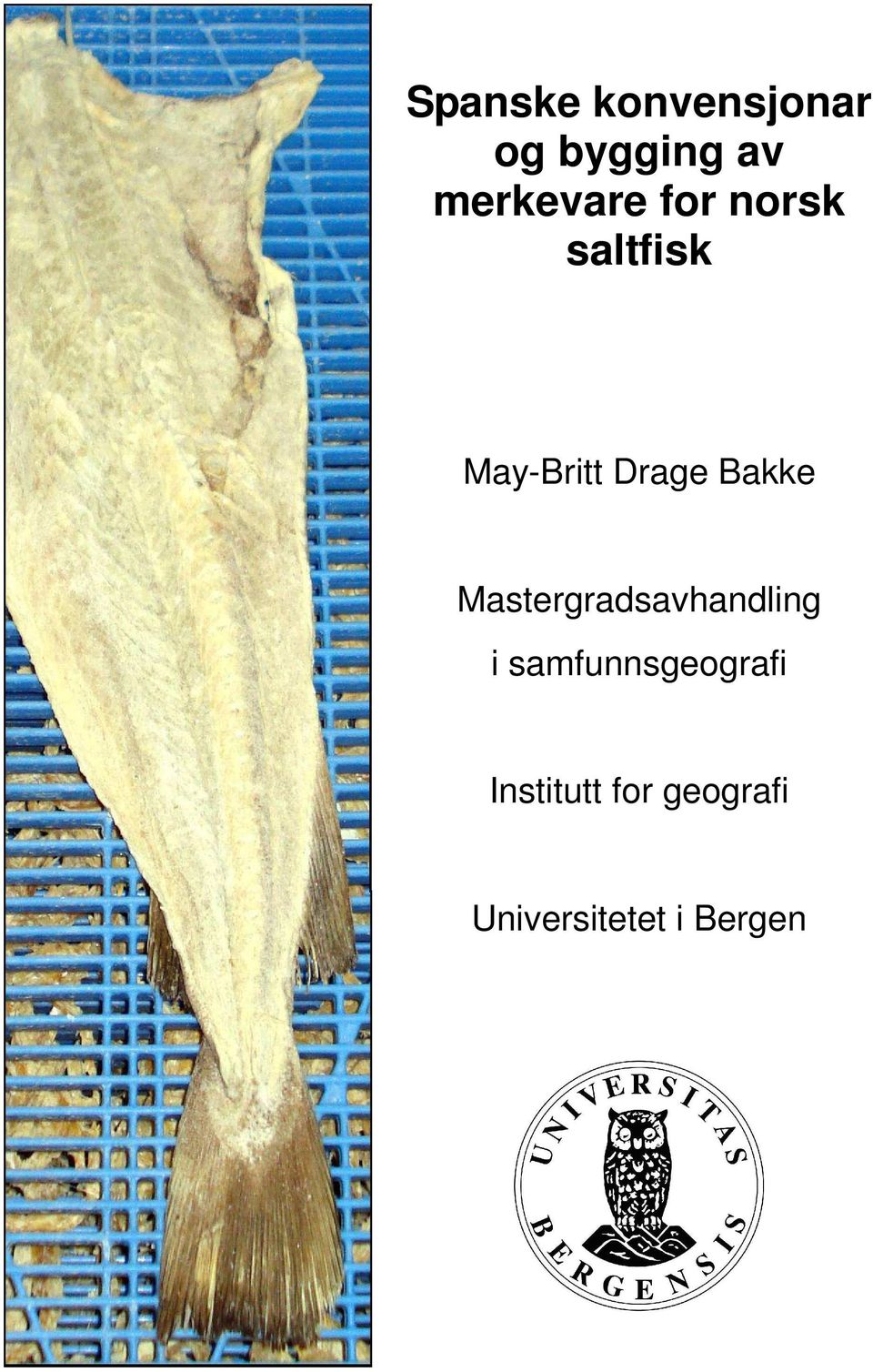 Drage Bakke Mastergradsavhandling i