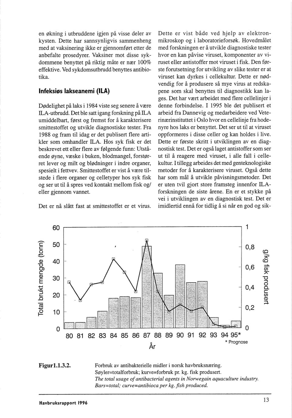 Infeksiøs lakseanemi (ILA) Dødelighet på laks i 1984 viste seg senere å være ILA-utbrudd.