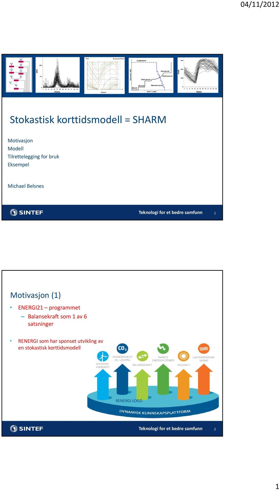 (1) ENERGI21 programmet Balansekraft som 1 av 6 satsninger