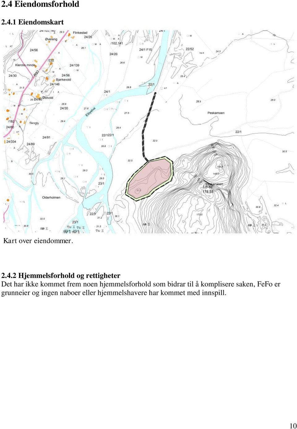 noen hjemmelsforhold som bidrar til å komplisere saken, FeFo er