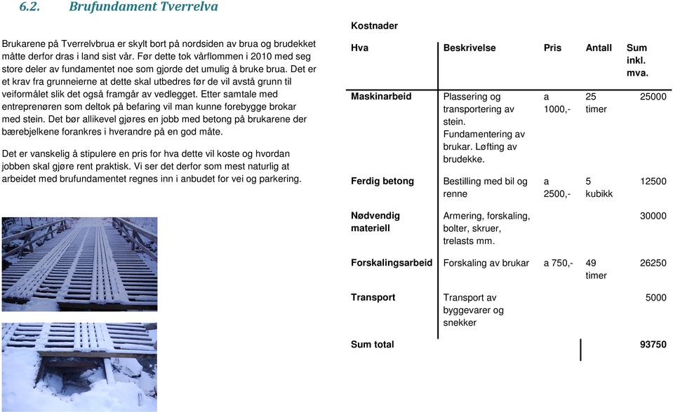 Det er et krav fra grunneierne at dette skal utbedres før de vil avstå grunn til veiformålet slik det også framgår av vedlegget.