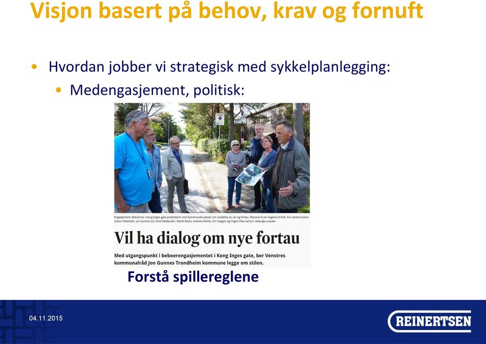 strategisk med sykkelplanlegging: