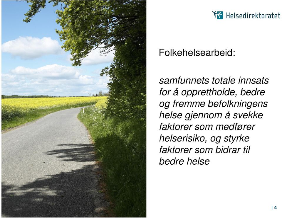 svekke faktorer som medfører helserisiko, og styrke faktorer