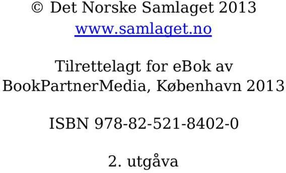 no Tilrettelagt for ebok av