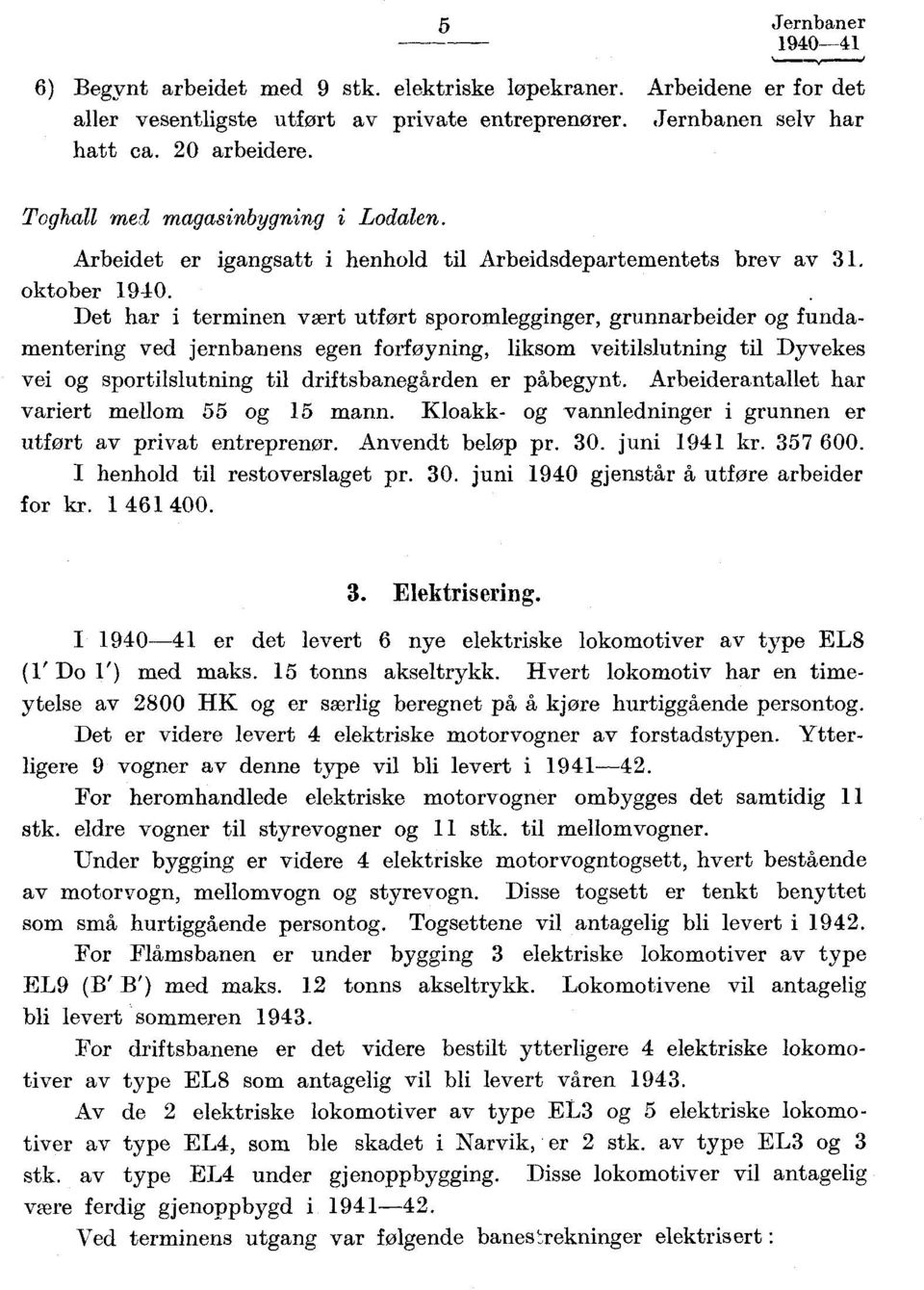 Det har i terminen vært utført sporomlegginger, grunnarbeider og fundamentering ved jernbanens egen forføyning, liksom veitilslutning til Dyvekes vei og sportilslutning til driftsbanegården er