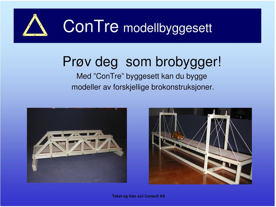 bygge modeller av forskjellige