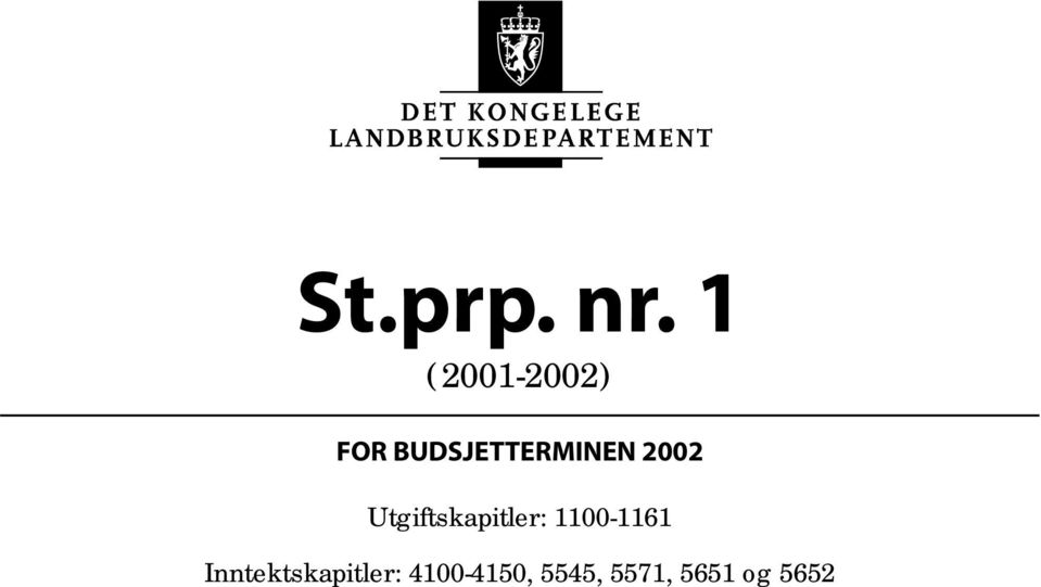 BUDSJETTERMINEN 2002