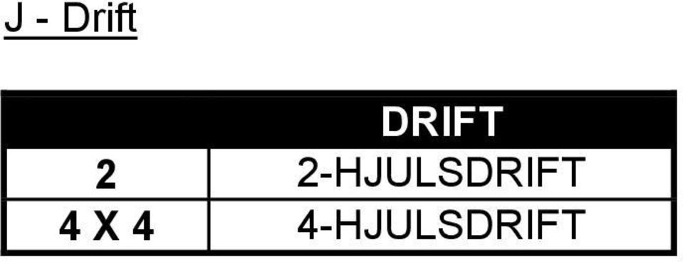 2-HJULSDRIFT