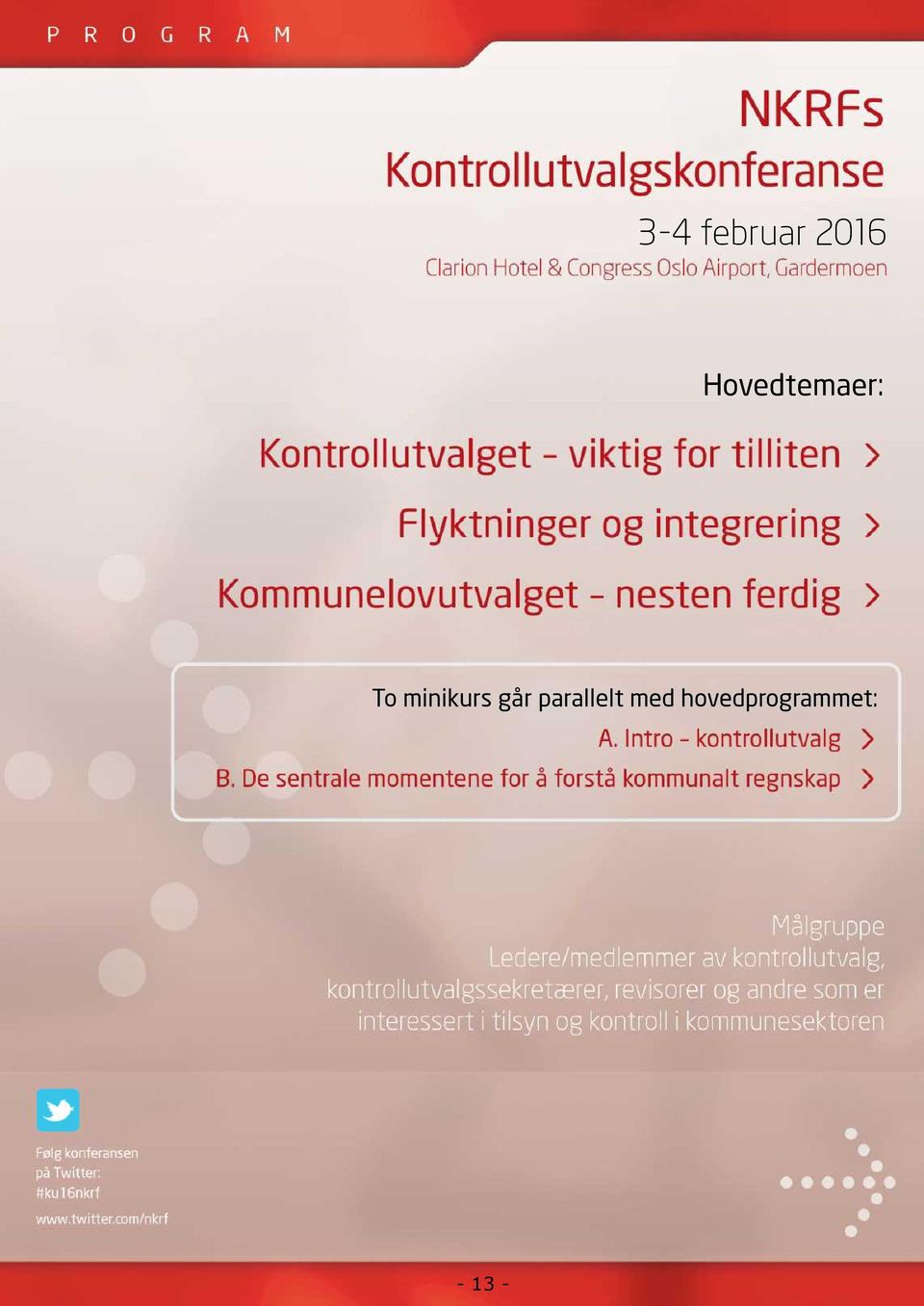 hovedprogrammet: A. Intro kontrollutvalg > B.