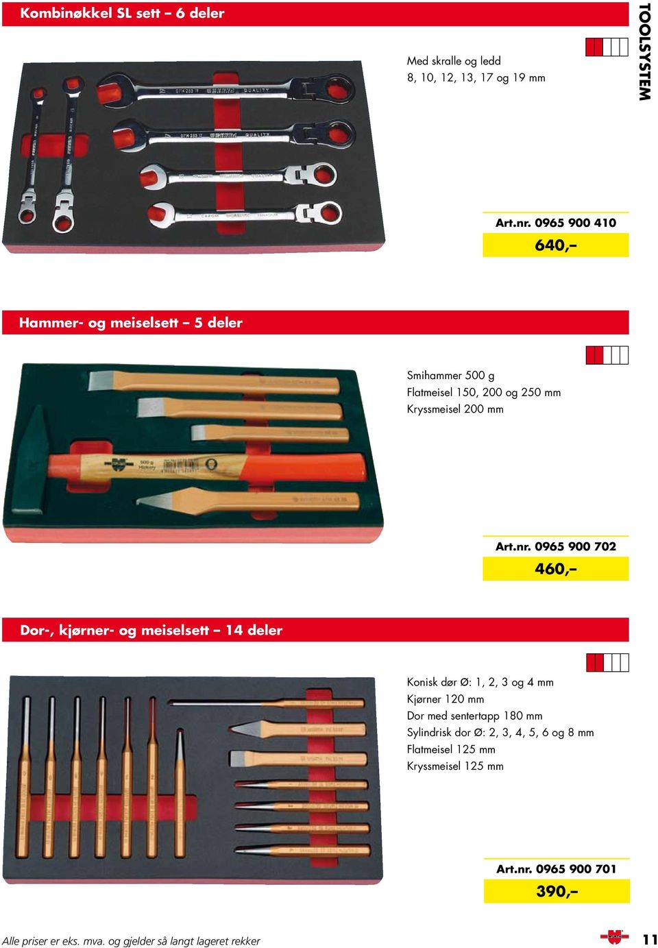 0965 900 702 460, Dor-, kjørner- og meiselsett 14 deler Konisk dør Ø: 1, 2, 3 og 4 mm Kjørner 120 mm Dor med sentertapp 180 mm