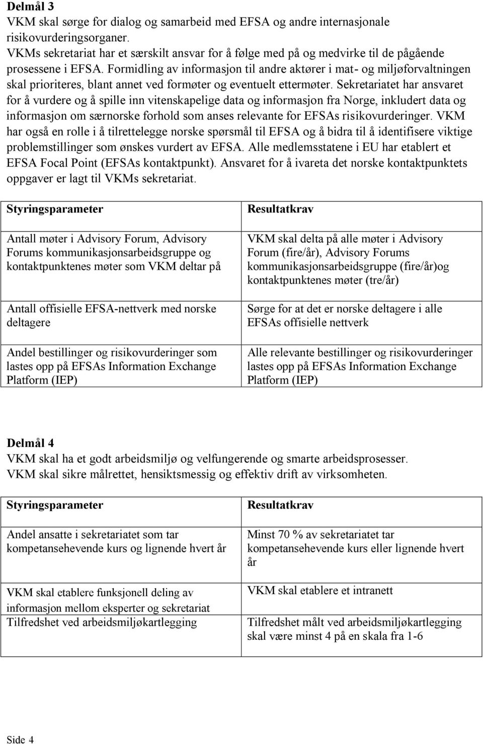 Formidling av informasjon til andre aktører i mat- og miljøforvaltningen skal prioriteres, blant annet ved formøter og eventuelt ettermøter.