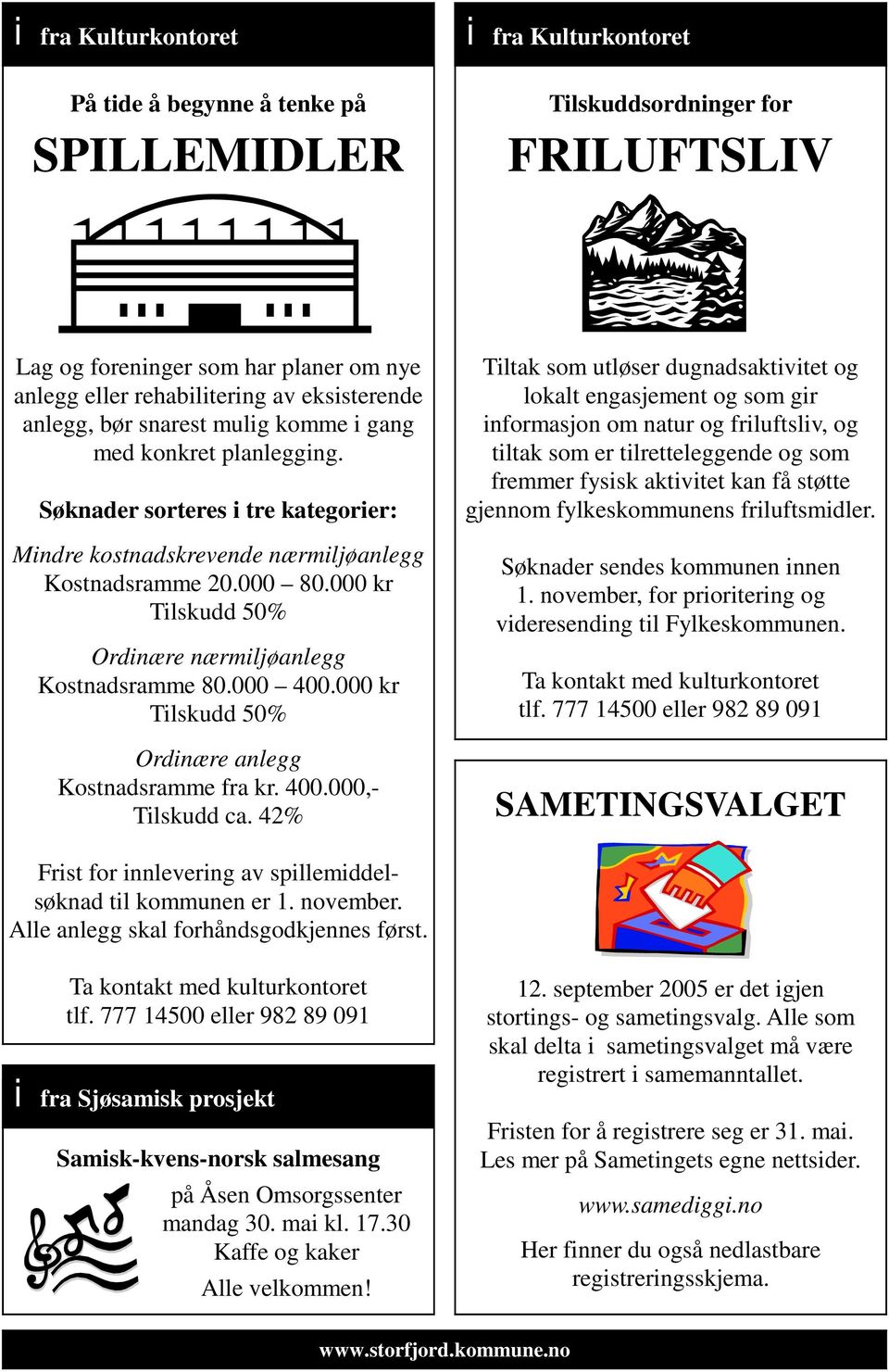 000 kr Tilskudd 50% Ordinære nærmiljøanlegg Kostnadsramme 80.000 400.000 kr Tilskudd 50% Ordinære anlegg Kostnadsramme fra kr. 400.000,- Tilskudd ca.