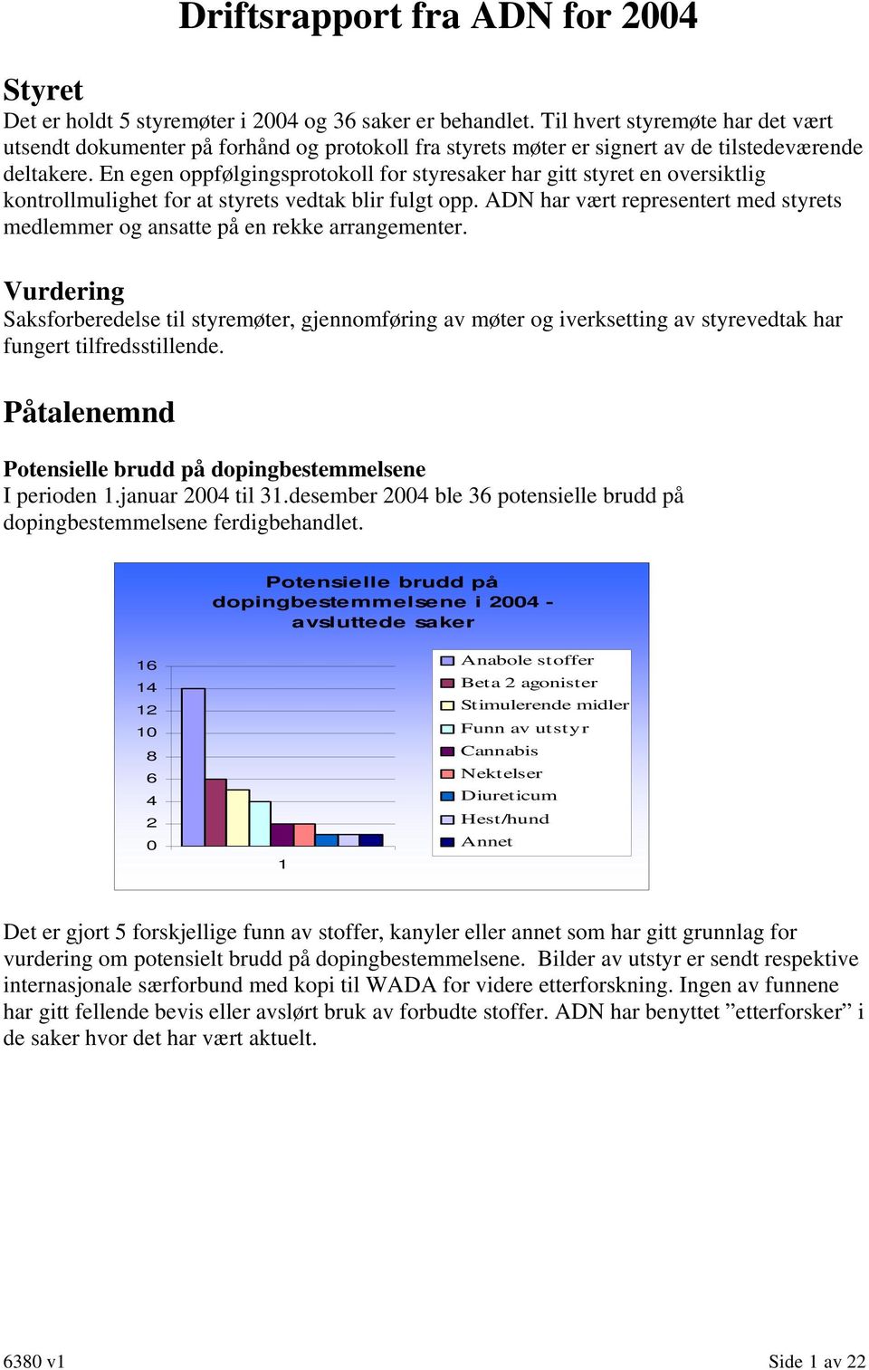 En egen oppfølgingsprotokoll for styresaker har gitt styret en oversiktlig kontrollmulighet for at styrets vedtak blir fulgt opp.