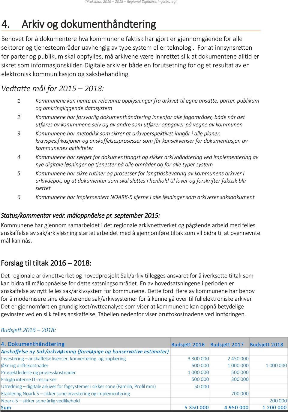 Digitale arkiv er både en forutsetning for og et resultat av en elektronisk kommunikasjon og saksbehandling.