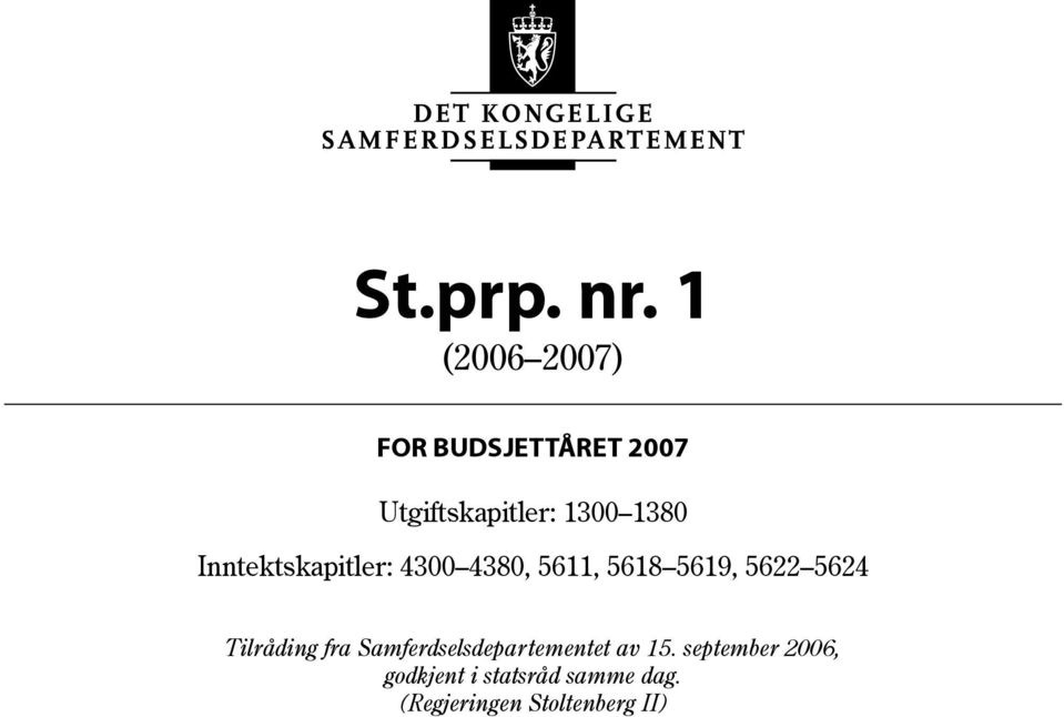 1300 1380 Inntektskapitler: 4300 4380, 5611, 5618 5619,