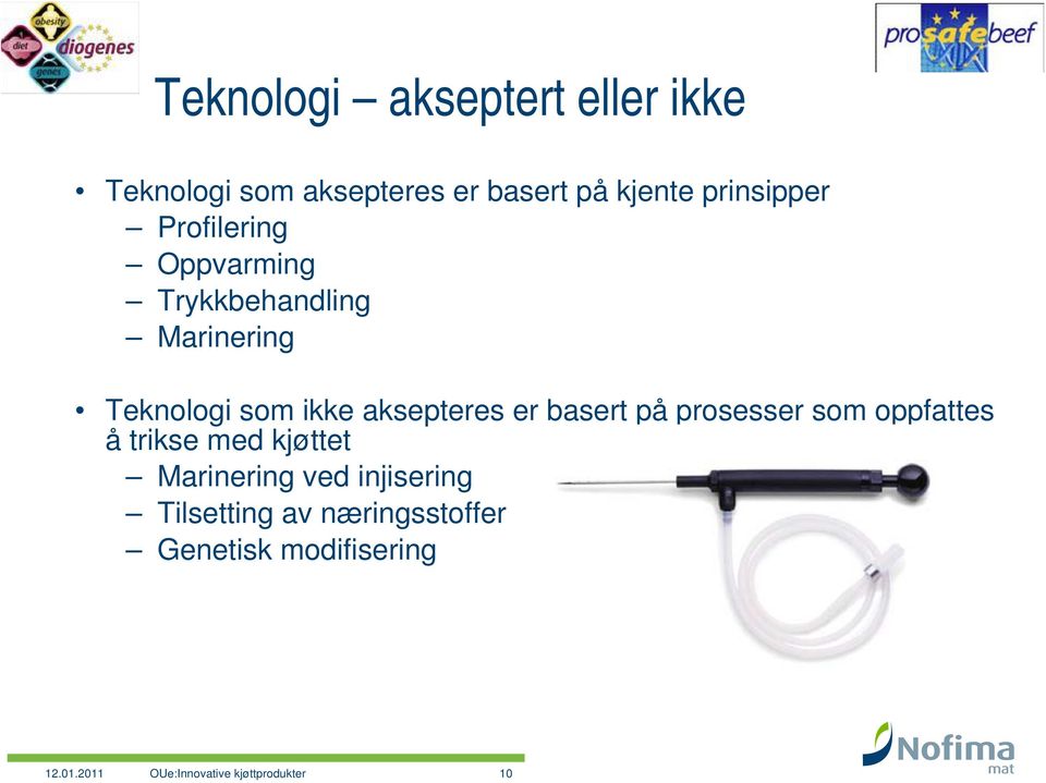 basert på prosesser som oppfattes å trikse med kjøttet Marinering ved injisering