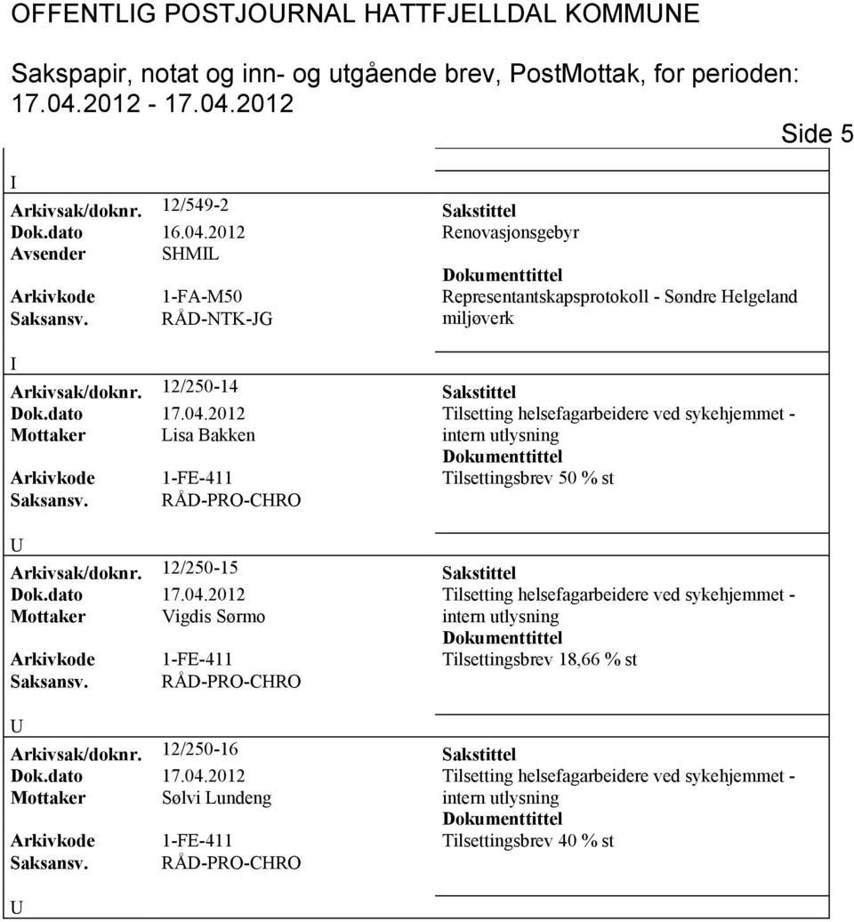 RÅD-NTK-JG miljøverk Arkivsak/doknr.