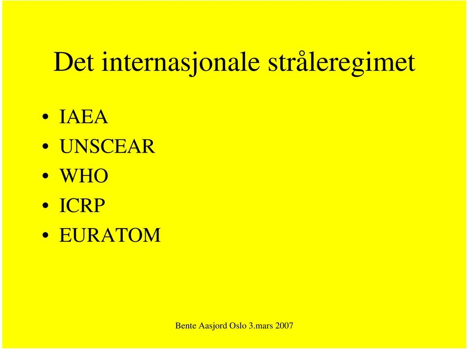 stråleregimet