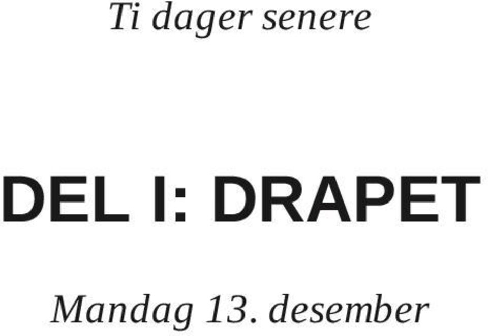 I: DRAPET