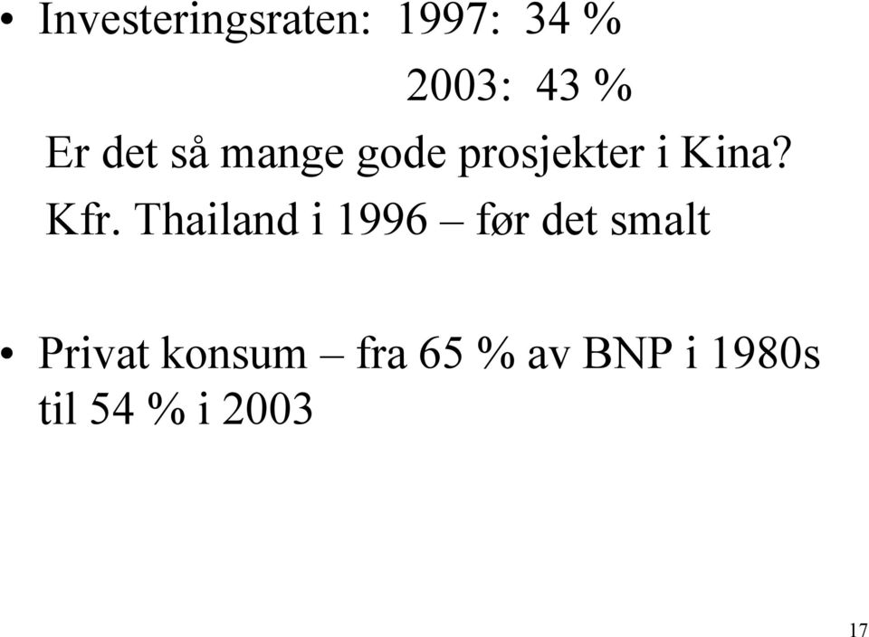 Kfr. Thailand i 1996 før det smalt Privat