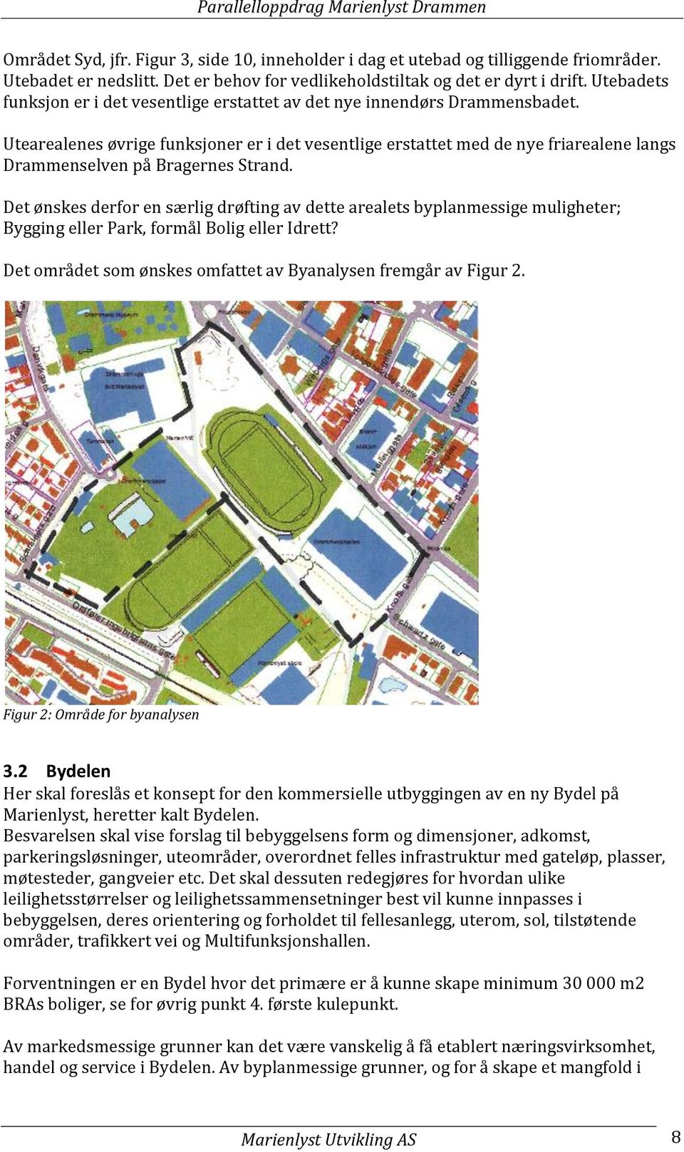 Utearealenes øvrige funksjoner er i det vesentlige erstattet med de nye friarealene langs Drammenselven på Bragernes Strand.