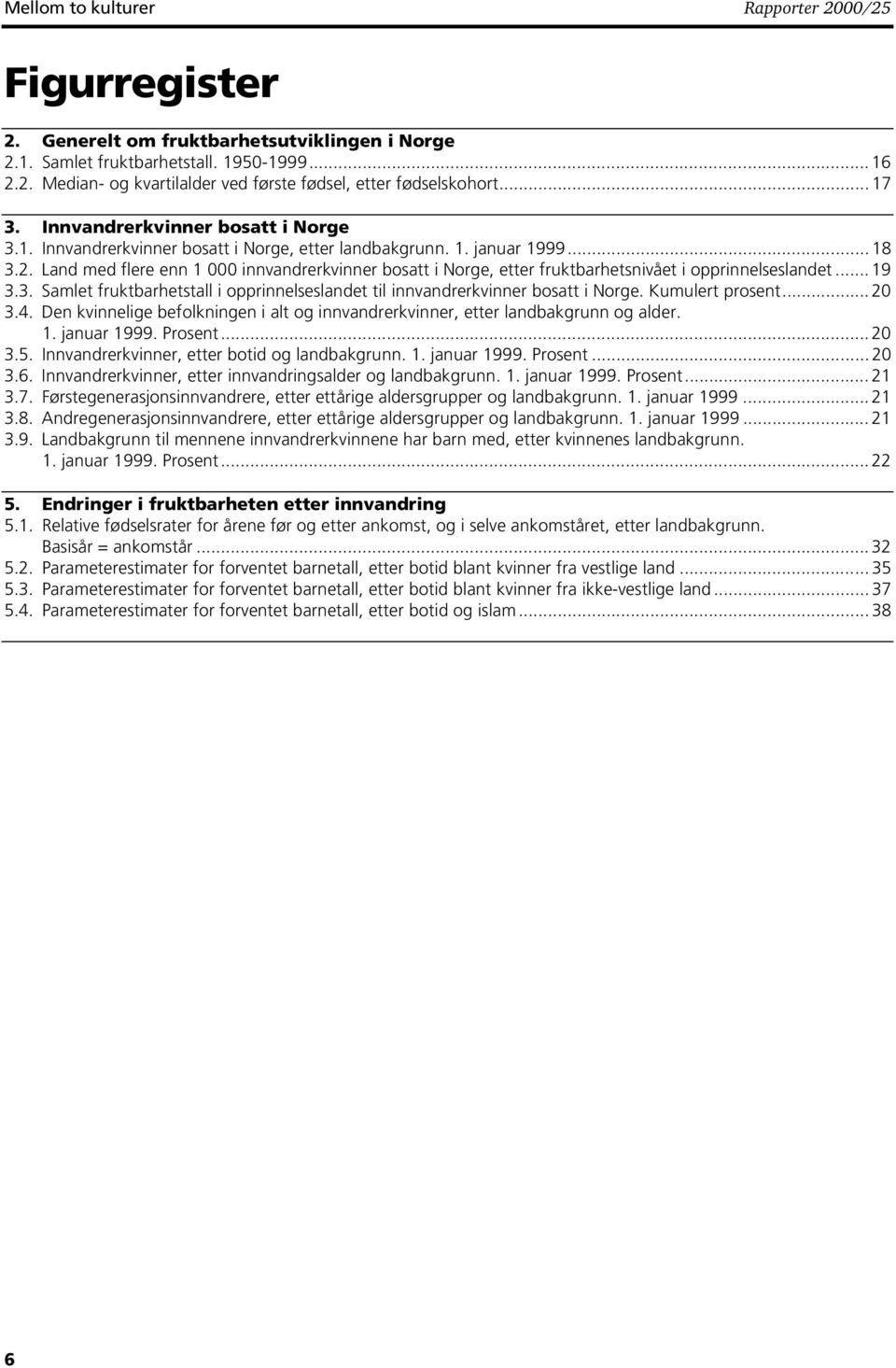 Land med flere enn 1 000 innvandrerkvinner bosatt i Norge, etter fruktbarhetsnivået i opprinnelseslandet... 19 3.3. Samlet fruktbarhetstall i opprinnelseslandet til innvandrerkvinner bosatt i Norge.