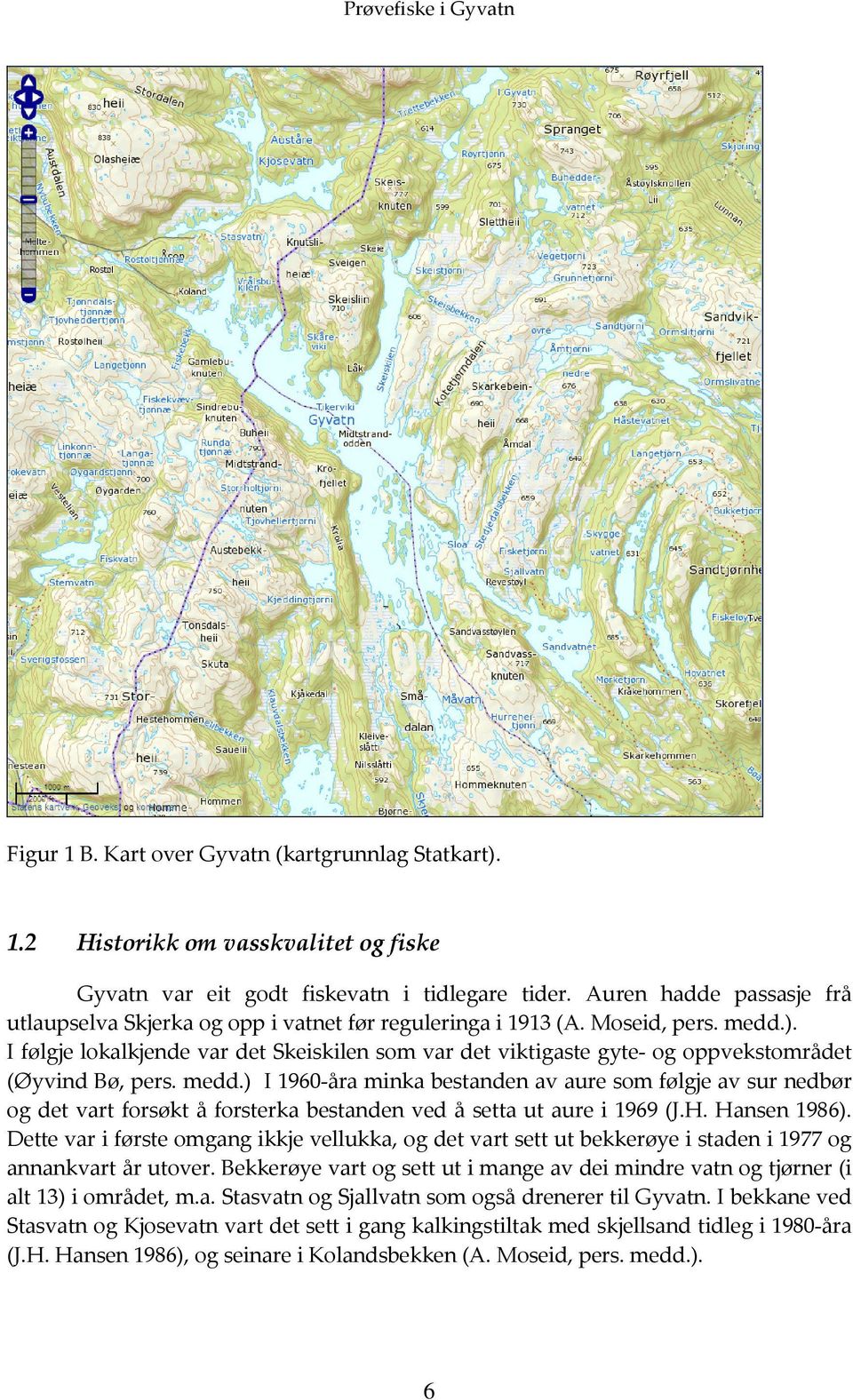 I følgje lokalkjende var det Skeiskilen som var det viktigaste gyte- og oppvekstområdet (Øyvind Bø, pers. medd.