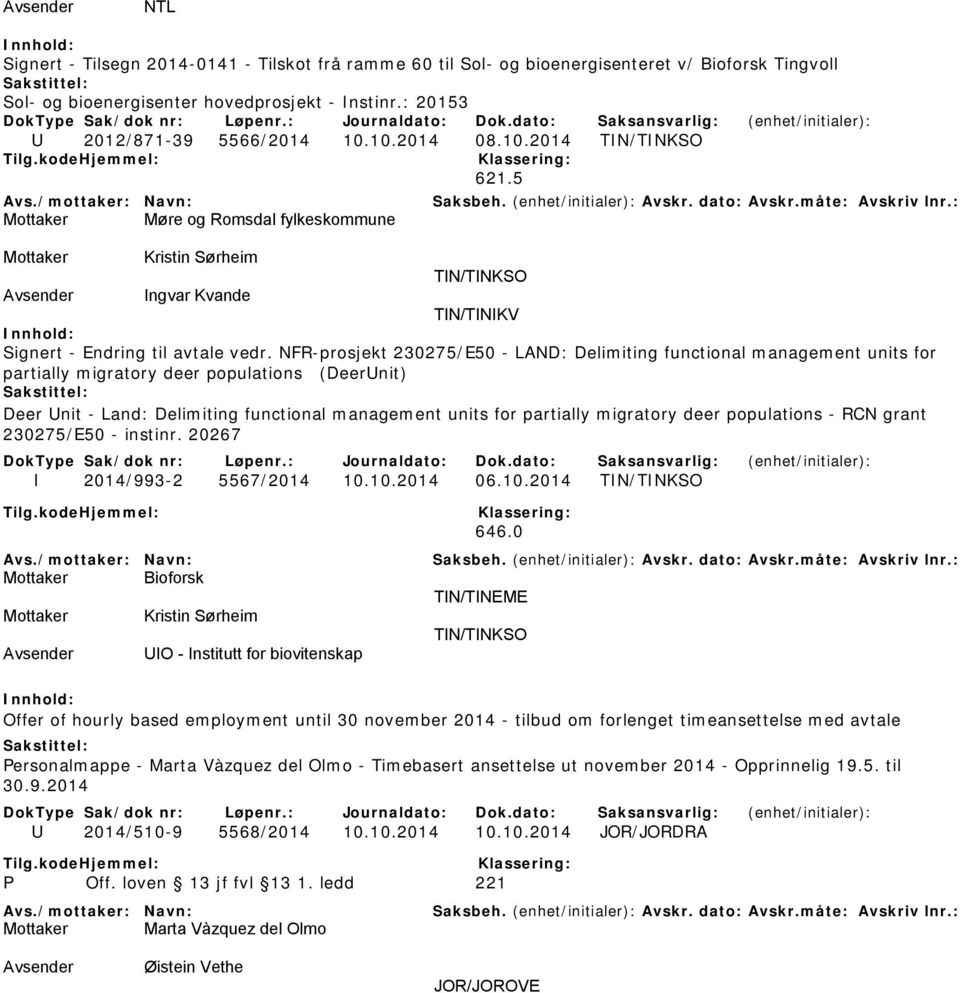 NFR-prosjekt 230275/E50 - LAND: Delimiting functional management units for partially migratory deer populations (DeerUnit) Deer Unit - Land: Delimiting functional management units for partially