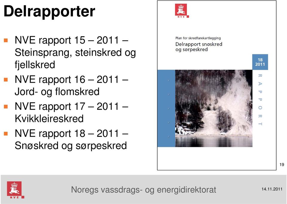 Jord- og flomskred NVE rapport 17 2011