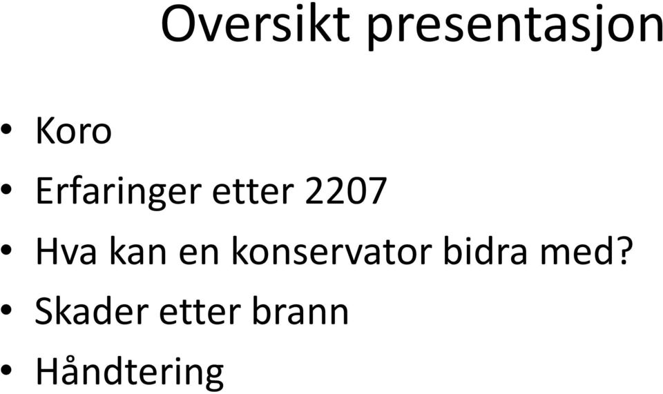 kan en konservator bidra