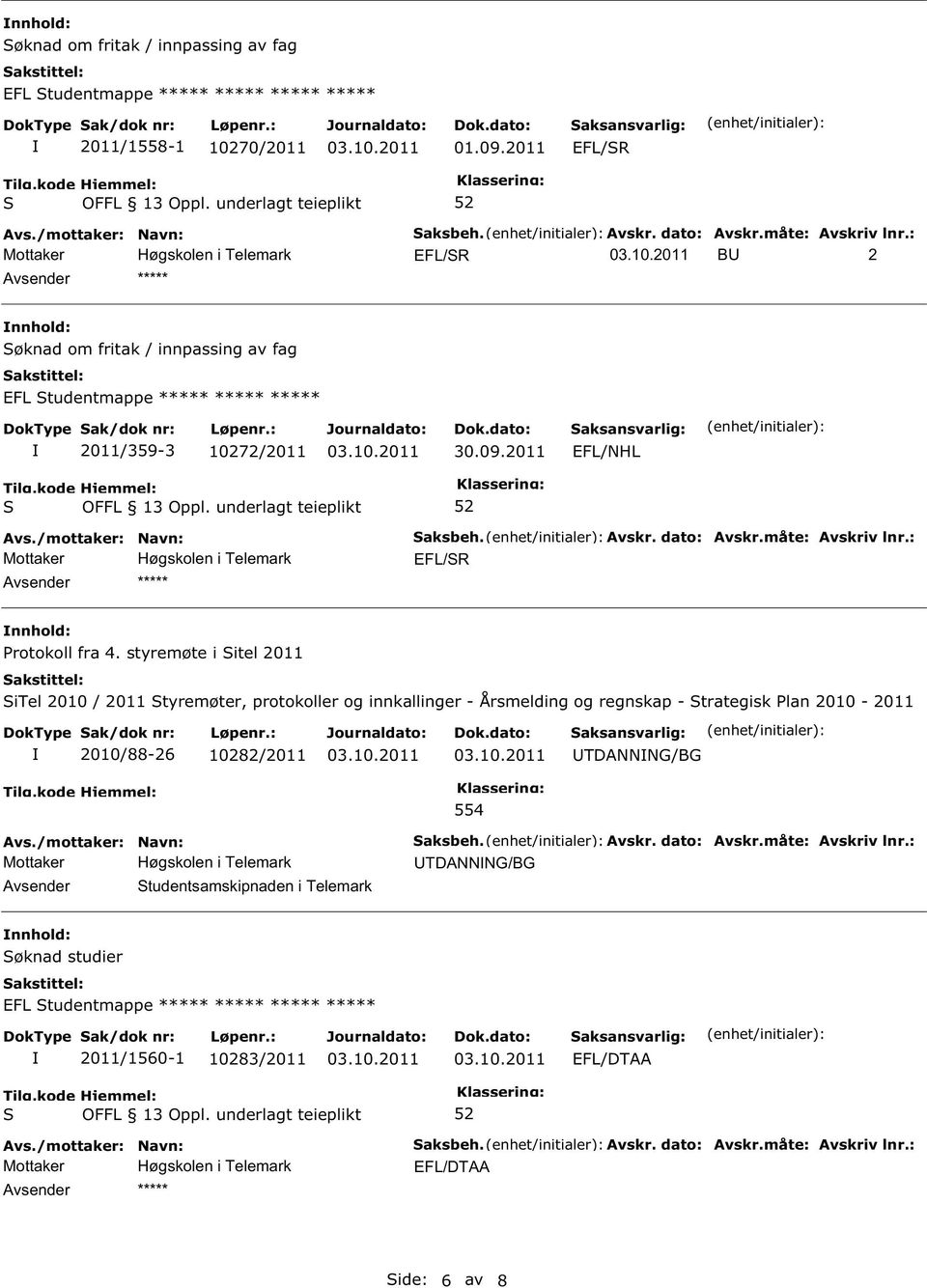 2011 EFL/NHL EFL/R Protokoll fra 4.